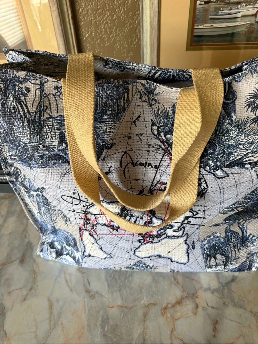 Dior Around The World Tote Bag - Picture 2 of 7